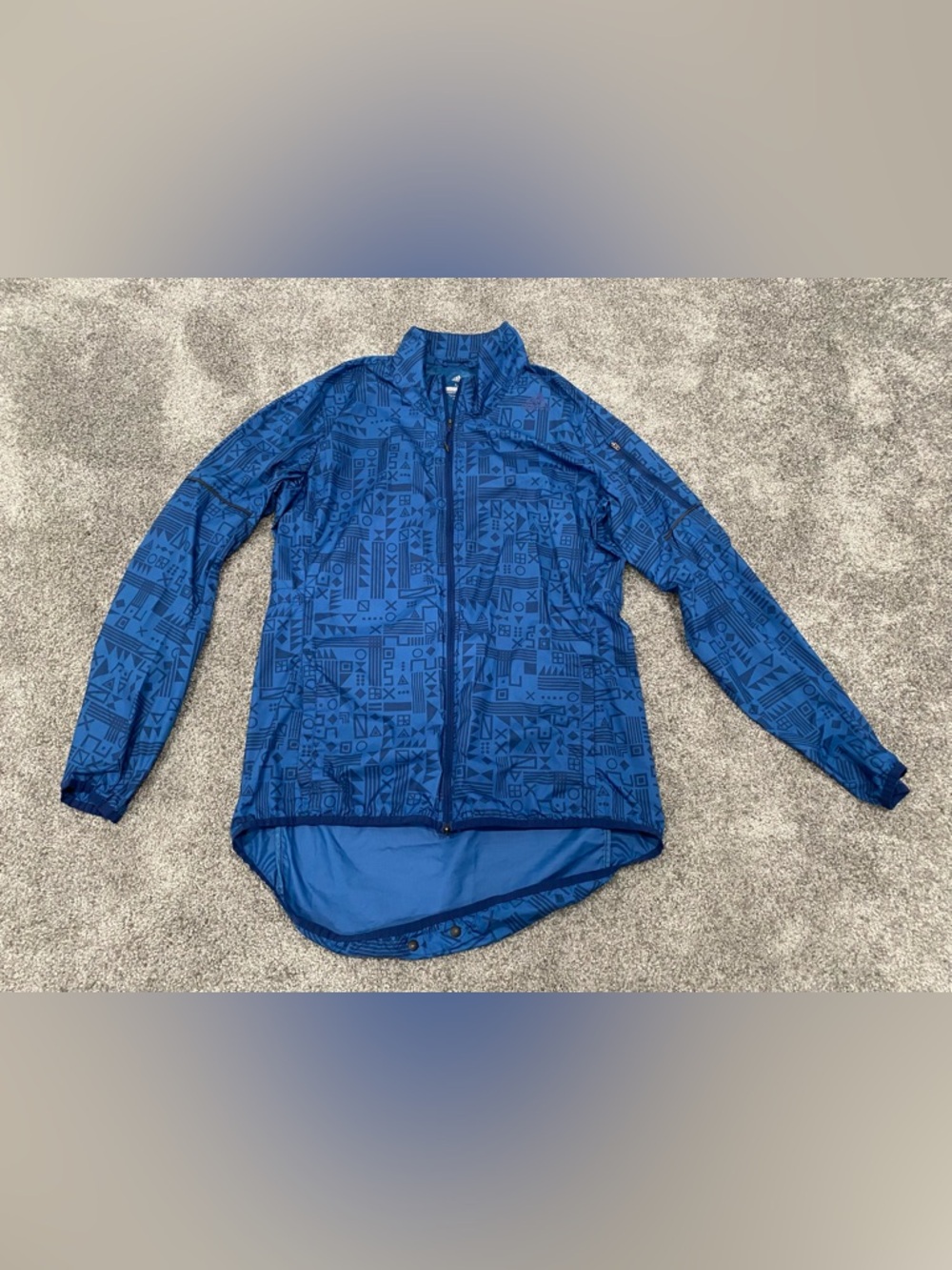 adidas Climastorm TKO Graphic Mens Medium Running Jacket Windbreaker